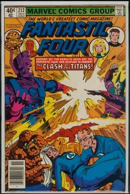 Buy Marvel Comics FANTASTIC FOUR #212 Galactus VFN/NM 9.0 • 6.30£