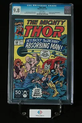 Buy Thor #436 ~ CGC 9.8 ~ Captain America, Absorbing Man And Titania ~ Marvel (1991) • 80.05£