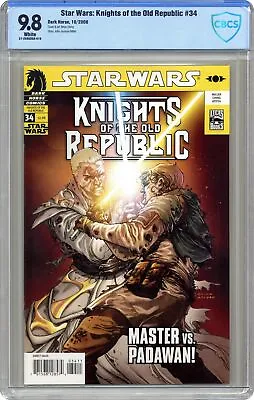 Buy Star Wars Knights Of The Old Republic #34 CBCS 9.8 2008 21-259AD0A-019 • 122.20£
