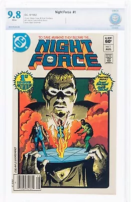 Buy NIGHT FORCE #1 9.8 CBCS NEWSSTAND COLAN ART AND COVER WOLFMAN STORY Cgc 1982 • 128.26£