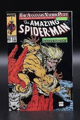 Buy Amazing Spider-Man (1963) #324 Todd McFarlane Sabretooth Assassin Nation Plot NM • 7.92£