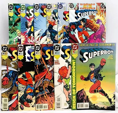 Buy Superboy #1-8, 10-12 (1994-95, DC) 11 Issue Lot • 19.98£