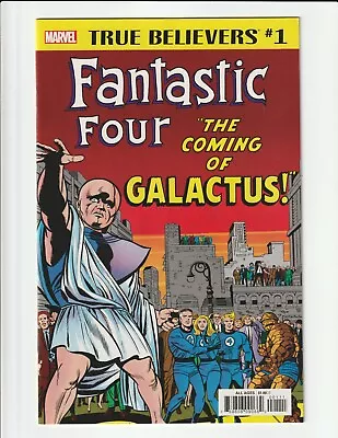 Buy True Believers #1 Nm Fantastic Four #48 The Coming Of Galactus Marvel Comics Lee • 8.04£