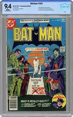 Buy Batman #291 CBCS 9.4 Newsstand 1977 22-2033E9F-013 • 174.15£