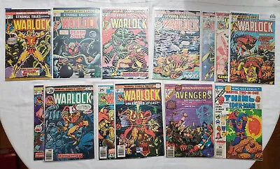 Buy Strange Tales #178-181 Warlock #9-15 Avengers Annual #7 Marvel 2-in-1 #2 Starlin • 231.06£