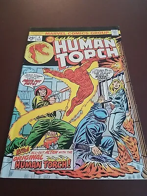 Buy The Human Torch No. 4-1975 Marvel Comics 4.0 VG Reprint Strange Tales #104 • 4.42£