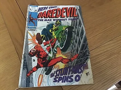 Buy Daredevil #58 Marvel Comic Book * Silver Age *  1969 Fair Condition • 10£