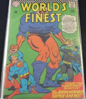 Buy World's Finest 158 Brainiac Story Batman Superman Comic VG- • 7.83£