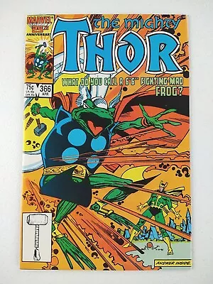 Buy The Mighty Thor #366 Frog 1st Throg Cover (1986 Marvel Comics) VF • 10.30£