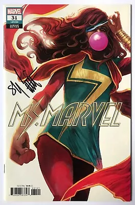 Buy Ms. Marvel #31 Hans Variant Signed Stephanie Hans Kamala Khan Mcu New Nm B&b • 34.99£