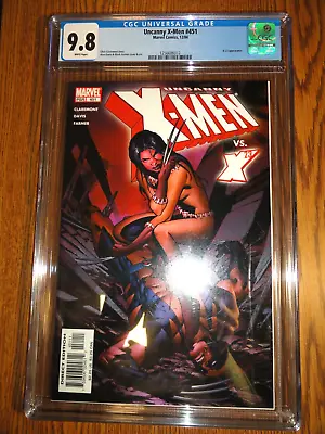 Buy Uncanny X-men #451 Early X-23 Cover CGC 9.8 NM/M Wolverine 1st Print Marvel MCU • 132.50£