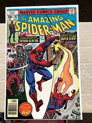 Buy Amazing Spider-Man 167 (1977) 1st App Of Will O' The Wisp, Cents • 12.99£