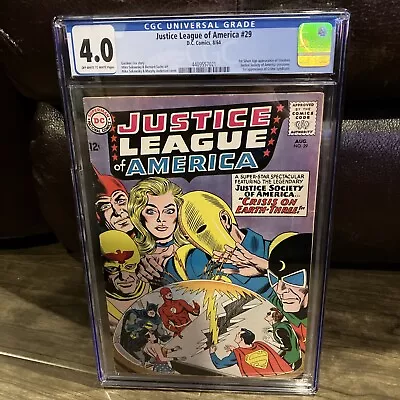Buy Justice League Of America #29 CGC 4.0 1st Appearance Crime Syndicate • 154.17£