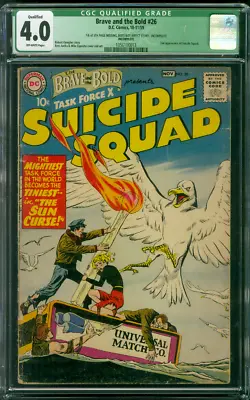 Buy Brave And The Bold 26 CGC 4.0 2nd Appearance Suicide Squad 10-11/1959 • 160.85£