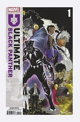 Buy Ultimate Black Panther #1 (2024) 2nd Print Silva Variant Cover • 6.25£