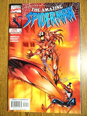 Buy Amazing Spider-man #431 Hot Key 1st Silver Surfer Carnage Great Cover Marvel • 92.71£