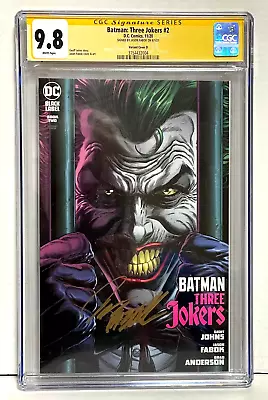 Buy Batman: Three Jokers #2 (2020 DC Comics) CGC 9.8 Jason Fabok Signature Series • 87.95£
