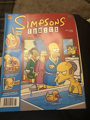 Buy Simpsons Comics Batman! Bart Gets Into The Swing  Issue #106 Bongo Comics 2005 • 6£