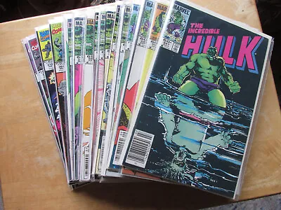 Buy Incredible Hulk Huge Collection 291-371  Lot Of 19 Most Newsstand Avg VF • 30.02£