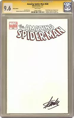 Buy Amazing Spider-Man #648G Blank Variant CGC 9.6 SS Stan Lee 2011 1049154002 • 553.67£