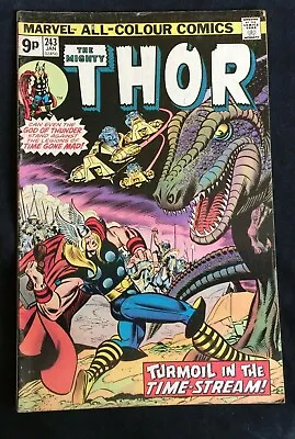 Buy Free P & P; Thor #243, Jan 1976:  Turmoil In The Time-Stream!  • 4.99£