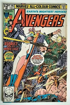 Buy Marvel Comics Avengers #195 1st Cameo Appearance Of The Taskmaster 1980 - Rare  • 45.99£