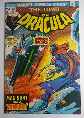 Buy Marvel Comics The Tomb Of Dracula #20 1st Appearance Dr. Sun; Marv Wolfman FN • 16.72£