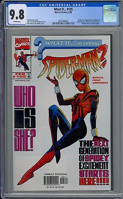 Buy What If #105 Cgc 9.8 May Parker Spider-girl 1st Appearance • 373.63£