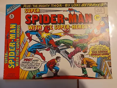 Buy Super Spider-Man With The Super-Heroes #185 1976 Reprints ASM #136 Green Goblin • 6.99£