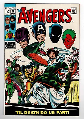 Buy Avengers 60   Janet Van Dyne & Hank Pym Wed   Doctor Strange Crossover • 32.43£