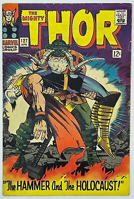 Buy Thor #127 1966 5.0 VGF Odin Vs. Absorbing Man; Loki/Odin Appear! • 28.78£