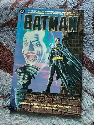 Buy Batman 1989 Movie Adaptation Graphic Novel Scarce Prestige Edition First Print! • 30£