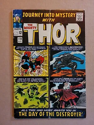 Buy Journey Into Mystery #119 Aug 1965 Thor Destroyer Low-Grade Silver Marvel (3.5) • 33.31£