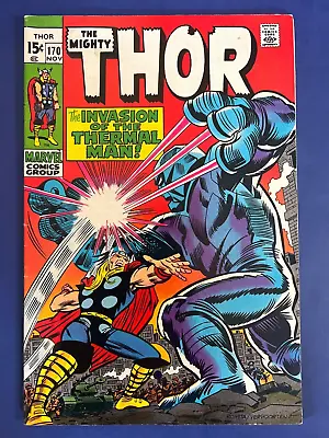 Buy Mighty Thor #170 Comic Book 1969 Marvel FN/VF • 26.12£
