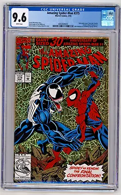 Buy Amazing Spider-Man #375 CGC 9.6 NM+ W Pages Holo-Grafx Cover • 38.74£