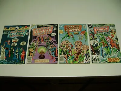 Buy Vintage 1975-85 DC JUSTICE LEAGUE OF AMERICA Comic Lot Of 4 , #122,168,228,243 • 11.85£