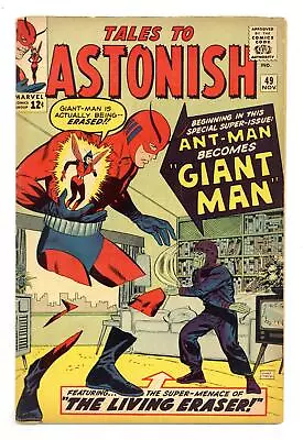 Buy Tales To Astonish #49 VG- 3.5 1963 Ant-Man Becomes Giant Man • 91.94£