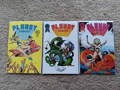 Buy Planet Comics #1 ,2,3- Dave Stevens - Blackthorne Publishing  1988 High Grade • 438.94£