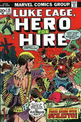 Buy Hero For Hire #16 VG; Marvel | Low Grade - Luke Cage - We Combine Shipping • 7.02£