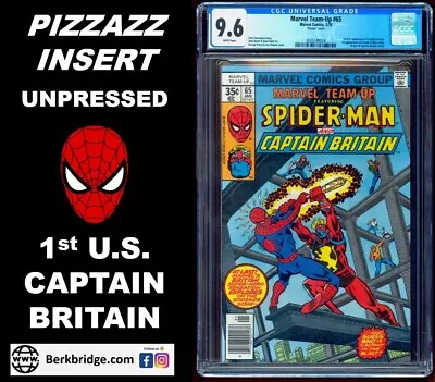 Buy Marvel Team Up 65 Cgc 9.6 White Pizzazz Insert Scarcer Than Mark Jewelers & 9.8 • 454.60£