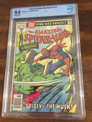 Buy Amazing Spider-Man Annual #12 Newsstand CBCS 9.4 John Byrne Cover Not CGC • 159.90£