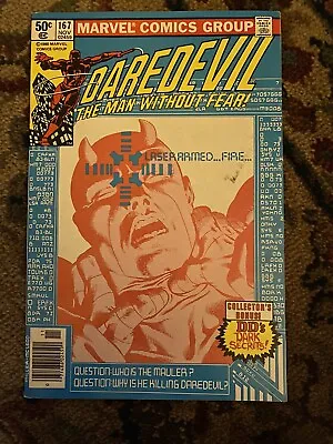 Buy Daredevil The Man Without Fear #167 (Marvel Comics, 1980) • 14.41£