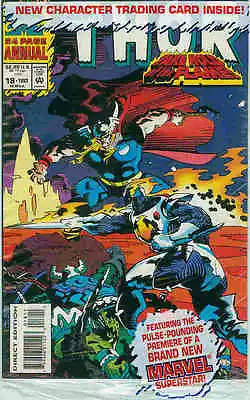 Buy Thor Annual # 18 (with Exclusive Tradingcard, 1st Female Loki) (USA,1993) • 42.91£