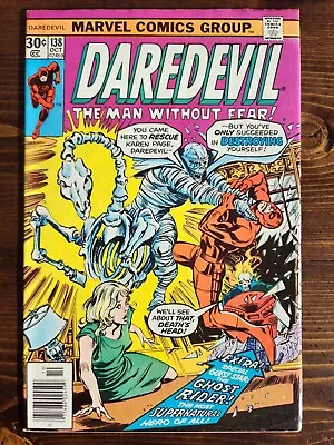 Buy Daredevil  #138  -  Ghost Rider Appearance - 1st Appearance Of Smasher • 15.99£