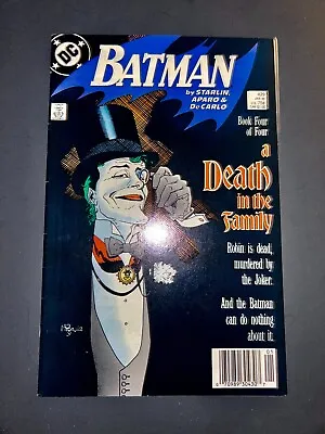 Buy Batman #429 (1989, VF) Newsstand Variant, DC Comics, Death In The Family Pt. 4 • 10.28£