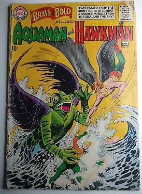 Buy DC Comics The Brave And The Bold #51 1st Aquaman And Hawkman Team-Up GD/VG 3.0 • 20.90£