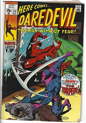 Buy Daredevil #59 December 12/1969 Torpedo Marvel Comics • 6.30£