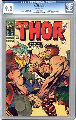 Buy Thor #126 CGC 9.2 1966 1010507002 • 967.42£