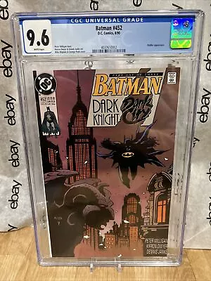 Buy Batman 452 CGC 9.6 Mike Mignola Cover Dark City Part One Pristine New Case • 39.57£