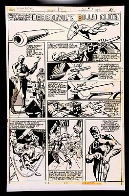 Buy Daredevil #159 Pg. 18 By Frank Miller 11x17 FRAMED Original Art Poster Print • 47.39£